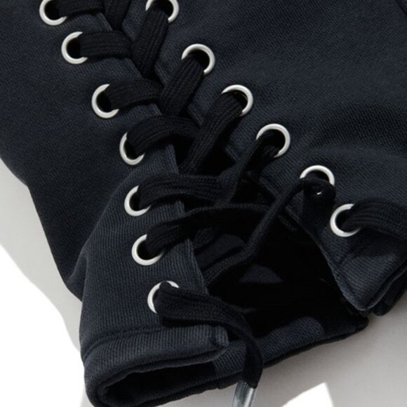 H&M Heron Preston Collab Limited Edition Black Washed Look Corset M NWT - Picture 6 of 11